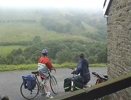 View to the Black Mountains from Capel-y-Ffin youth hostel
